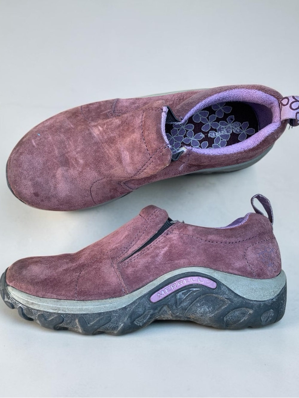 Merrell Kid’s Moccasin Slip On Outdoor Shoes Size 1